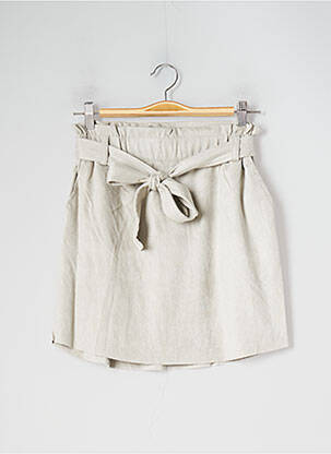 Jupe courte poches gris SPARKZ femme