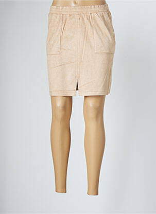 Jupe courte poches beige SPARKZ femme
