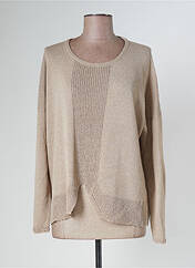 Pull beige POLES pour femme seconde vue