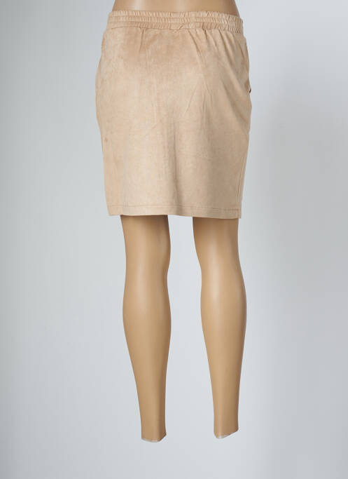 Jupe courte beige SPARKZ pour femme