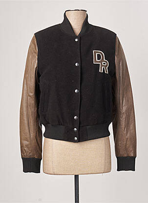 Blouson fermeture pressionnée noir DAYTONA femme