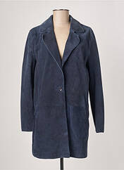 Manteau long bleu ROSE GARDEN pour femme seconde vue