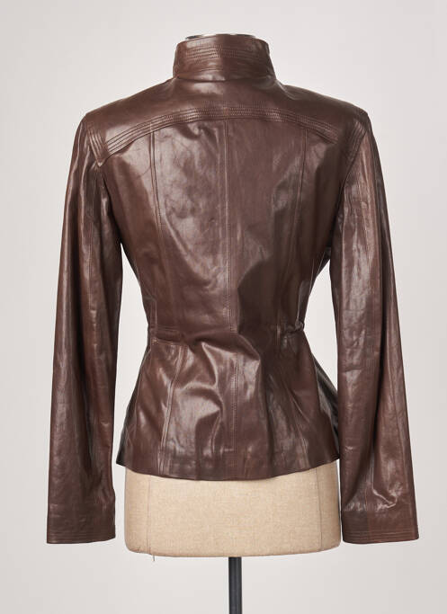 Veste en cuir gris DAYTONA pour femme