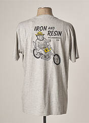 T-shirt gris IRON AND RESIN pour homme seconde vue