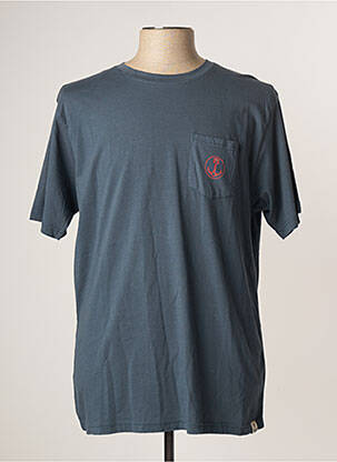 T-shirt bleu IRON AND RESIN pour homme
