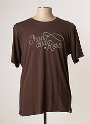 T-shirt marron IRON AND RESIN pour homme seconde vue