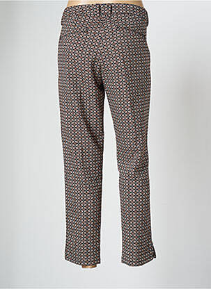 Pantalon 7/8 stretch taille normale marron FREEMAN T.PORTER femme