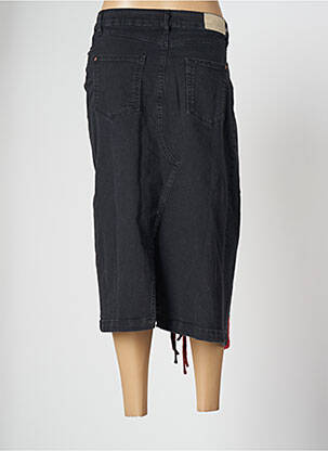 Jupe mi-longue stretch rouge DESIGUAL femme