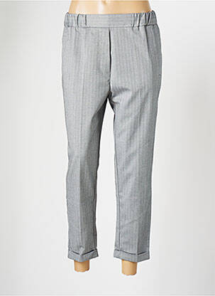 Pantalon 7/8 gris TEDDY SMITH pour femme