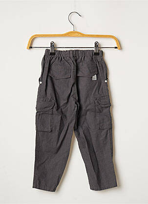 Pantalon droit poches taille élastique gris 3 POMMES garçon