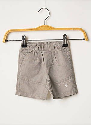 Bermuda taille élastique taille élastique gris 3 POMMES garçon