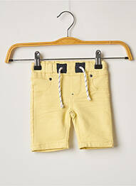 Bermuda taille élastique taille élastique jaune 3 POMMES garcon