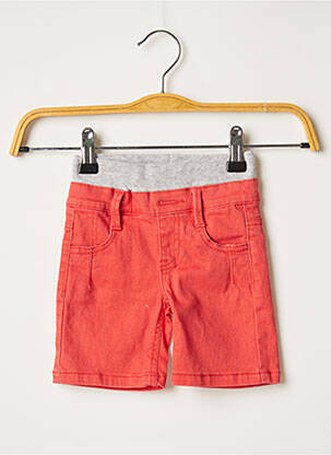Bermuda taille élastique taille élastique rouge 3 POMMES garçon