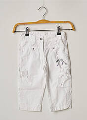 Pantalon droit blanc 3 POMMES pour fille seconde vue