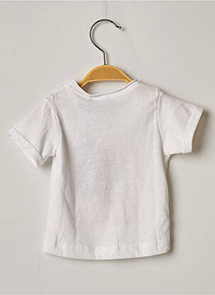 T-shirt coupe cintrée manches courtes blanc 3 POMMES fille