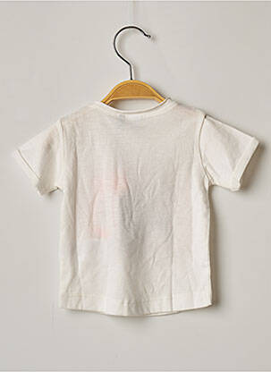 T-shirt coupe cintrée manches courtes blanc 3 POMMES fille