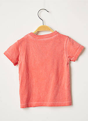 T-shirt coupe cintrée manches courtes orange 3 POMMES fille