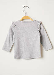 T-shirt gris 3 POMMES pour fille seconde vue