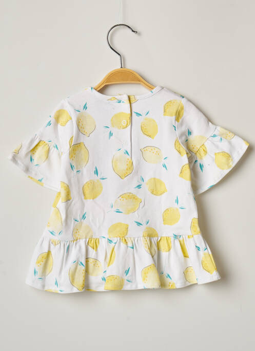 T-shirt coupe cintrée manches courtes jaune 3 POMMES fille