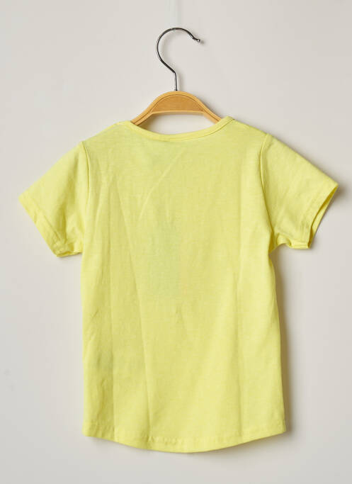 T-shirt jaune 3 POMMES fille