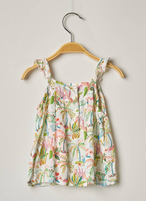 Tunique manches longues vert 3 POMMES pour fille