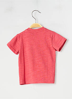 T-shirt tissage jersey manches courtes rouge 3 POMMES garçon