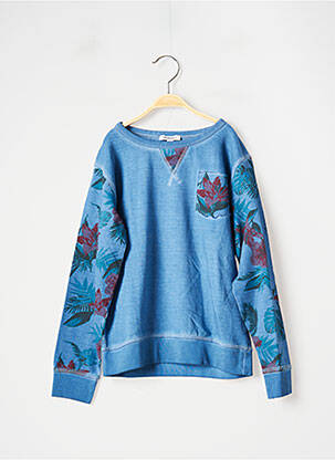 Sweat-shirt bleu 3 POMMES pour garçon