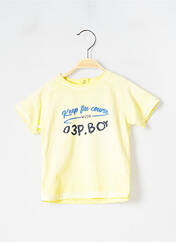 T-shirt jaune 3 POMMES pour garçon seconde vue