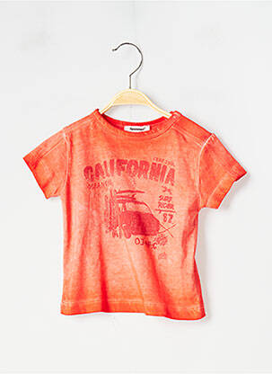T-shirt orange 3 POMMES pour garçon