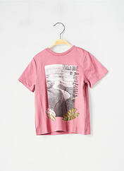 T-shirt rose 3 POMMES pour garçon seconde vue