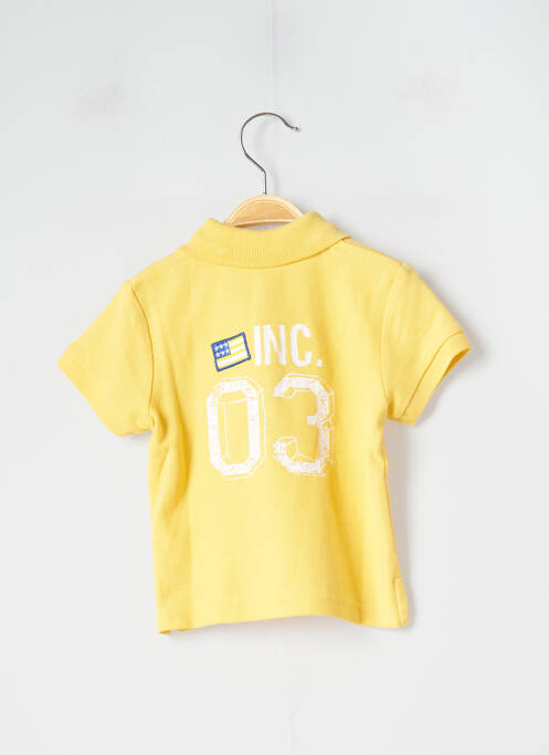 Polo jaune 3 POMMES pour garçon
