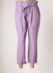 Jeans coupe droite violet EMI-JO pour femme seconde vue