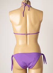 Maillot de bain 2 pièces violet GENIUS pour femme seconde vue