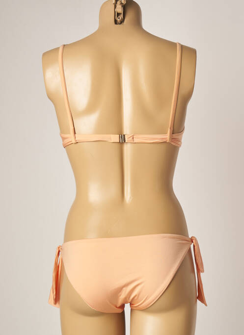 Maillot de bain 2 pièces orange GENIUS pour femme