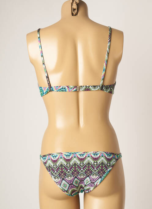 Maillot de bain 2 pièces vert GENIUS pour femme