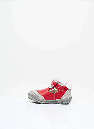 Sandales/nu pieds empiècements bout rond rouge MOD8 garçon