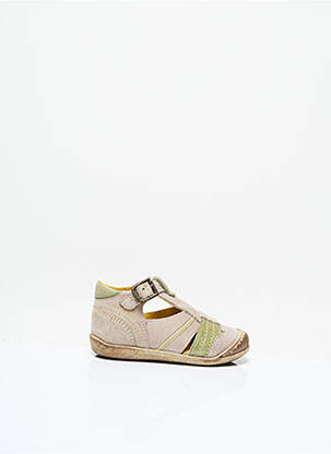 Sandales/nu pieds talon compensé talon compensé beige MOD8 garçon