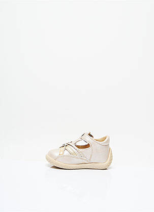 Sandales/nu pieds bout rond talon compensé beige MOD8 fille