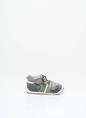 Sandales/nu pieds empiècements bout rond gris BABYBOTTE garcon