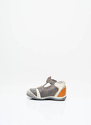 Sandales/nu pieds empiècements bout rond gris GBB garçon