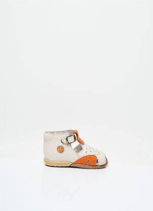 Sandales/nu pieds empiècements bout ouvert beige BABYBOTTE garçon