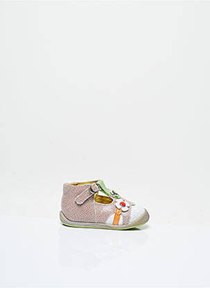 Sandales/nu pieds tissage vernis bout rond marron BABYBOTTE fille