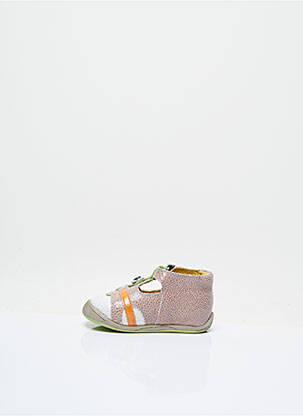 Sandales/nu pieds tissage vernis bout rond marron BABYBOTTE fille