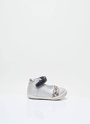 Ballerines voute plantaire talon compensé gris BABYBOTTE fille