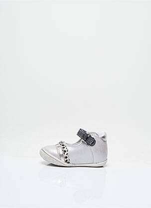Ballerines voute plantaire talon compensé gris BABYBOTTE fille
