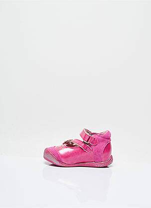 Sandales/nu pieds bout rond talon compensé rose BABYBOTTE fille