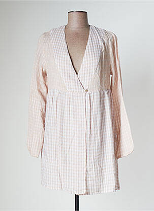 Veste casual fermeture boutonnée sur le devant beige LA FIANCEE DU MEKONG femme