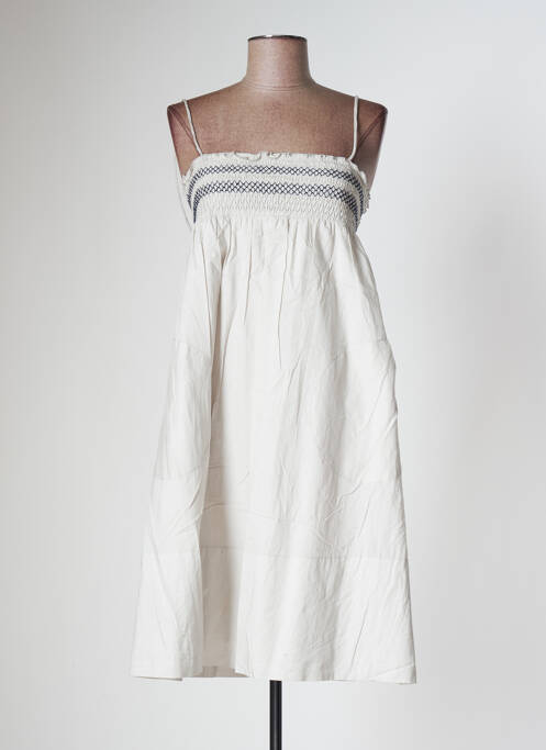 Robe courte coupe évasée fines bretelles gris KOOKAI femme