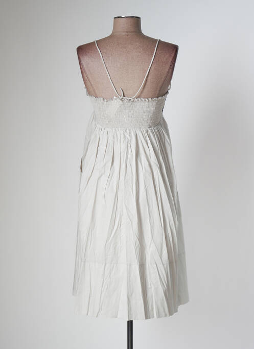 Robe courte coupe évasée fines bretelles gris KOOKAI femme