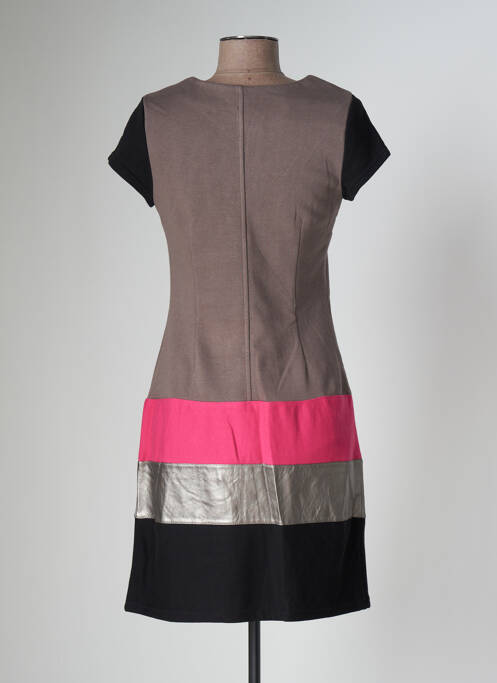 Robe courte gris MISS CAPTAIN pour femme